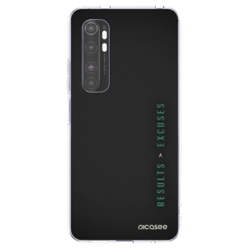 Picasee átlátszó szilikon tok az alábbi mobiltelefonokra Xiaomi Mi Note 10 Lite - Results x Excuses