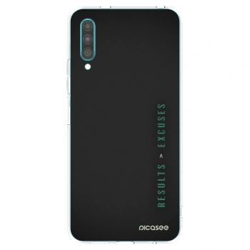 Picasee átlátszó szilikon tok az alábbi mobiltelefonokra Samsung Galaxy A30s A307F - Results x Excuses