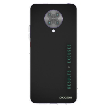 Picasee átlátszó szilikon tok az alábbi mobiltelefonokra Xiaomi Poco F2 Pro - Results x Excuses