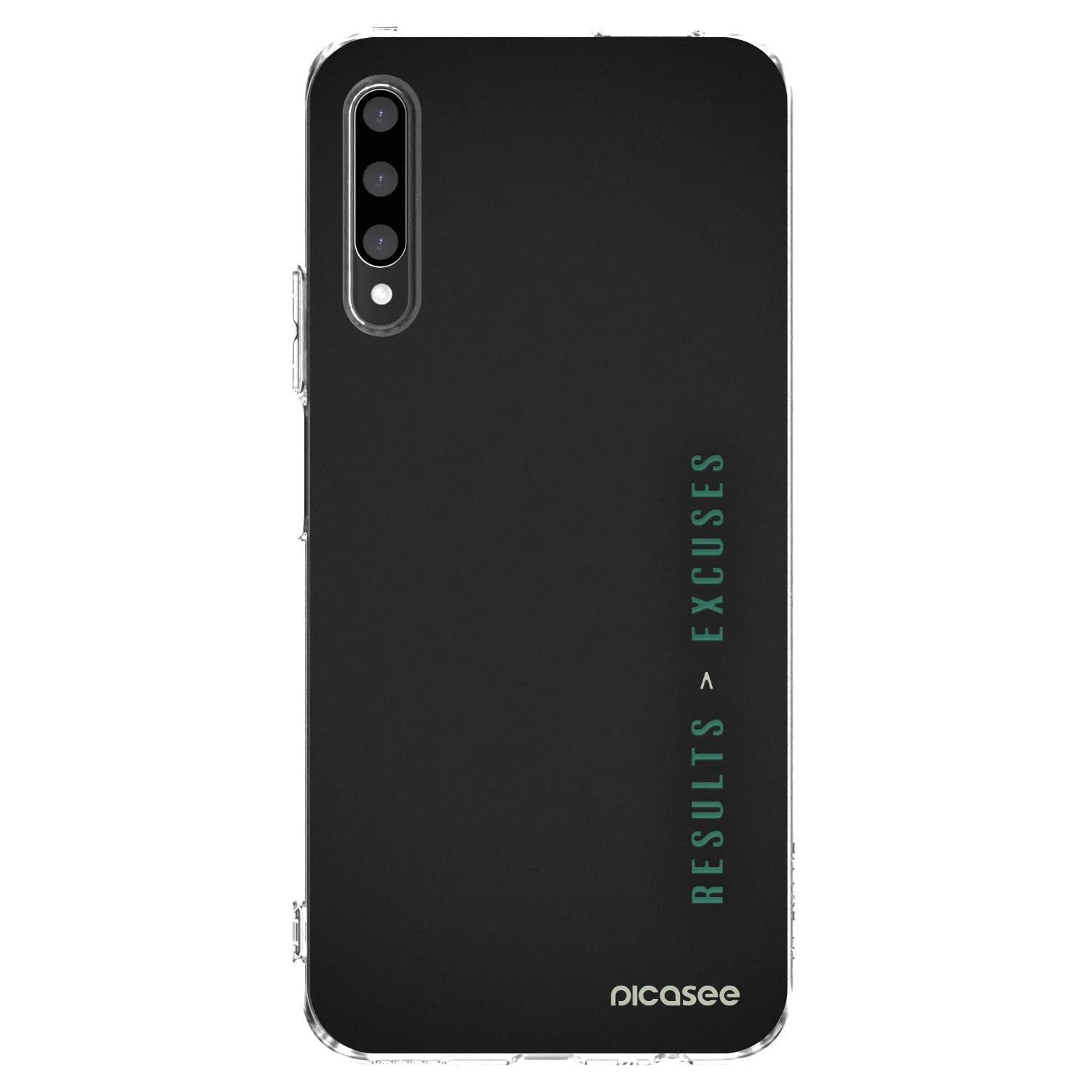 Picasee átlátszó szilikon tok az alábbi mobiltelefonokra Honor 9X Pro - Results x Excuses