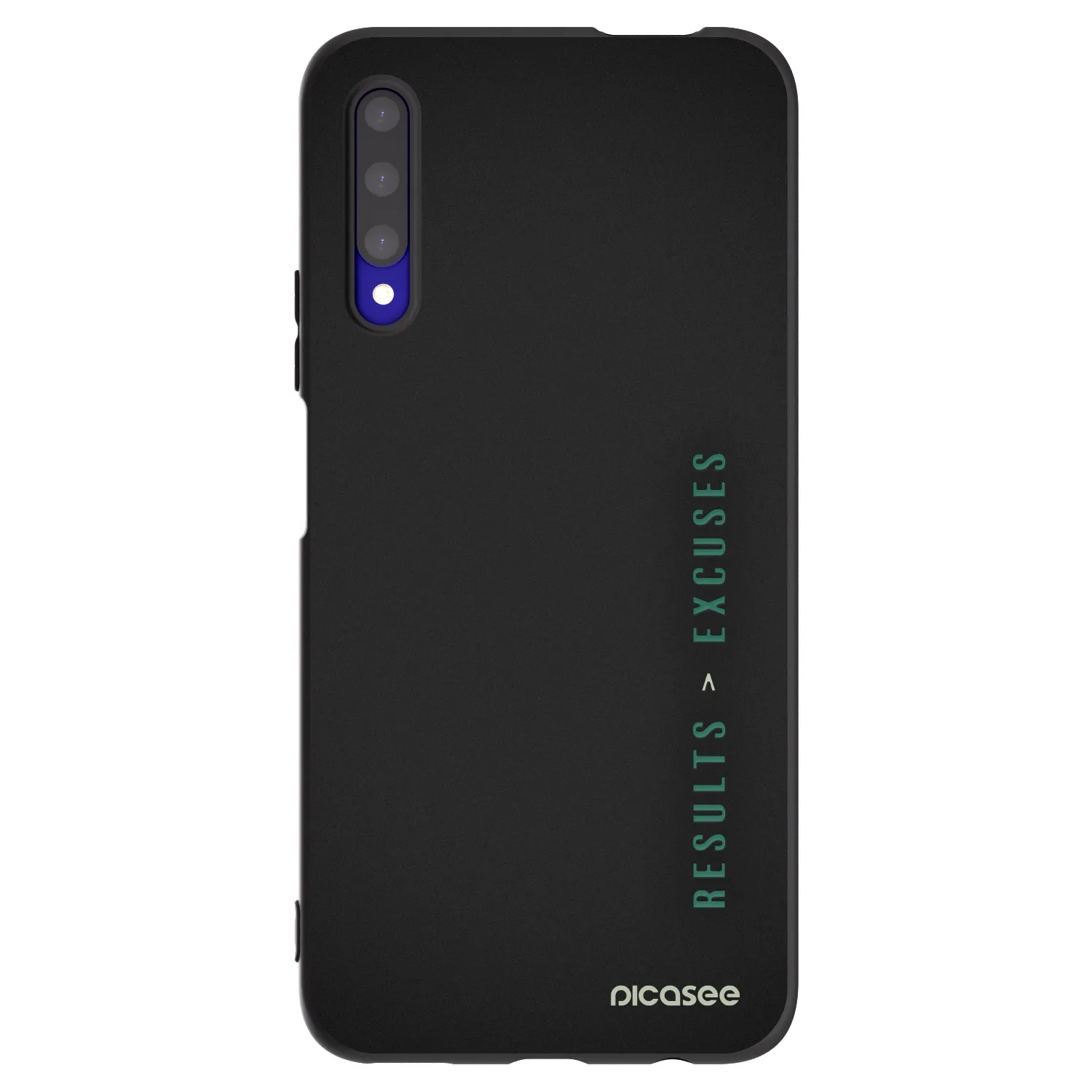 Picasee fekete szilikon tok az alábbi mobiltelefonokra Honor 9X Pro - Results x Excuses