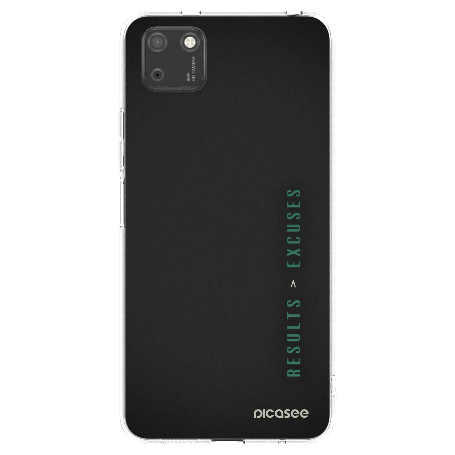 Picasee átlátszó szilikon tok az alábbi mobiltelefonokra Huawei Y5P - Results x Excuses