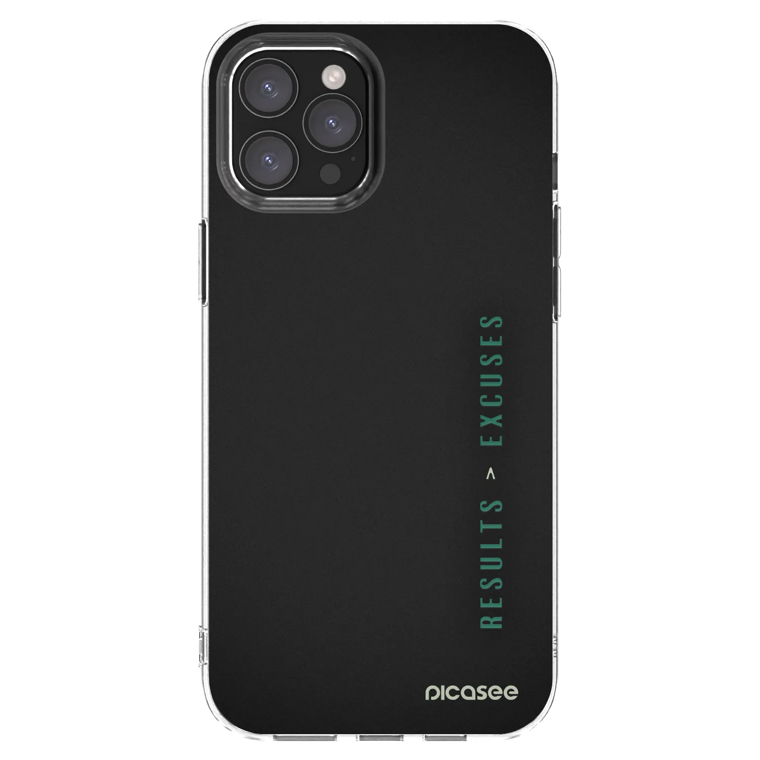 Picasee átlátszó szilikon tok az alábbi mobiltelefonokra Apple iPhone 12 Pro Max - Results x Excuses
