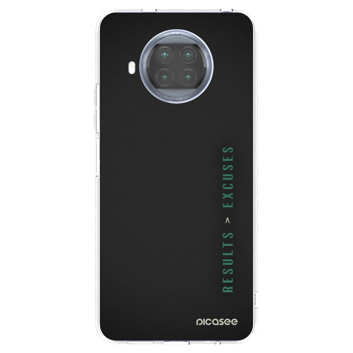 Picasee átlátszó szilikon tok az alábbi mobiltelefonokra Xiaomi Mi 10T Lite - Results x Excuses