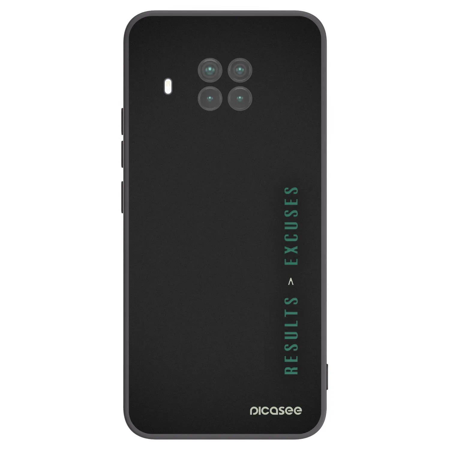 Picasee fekete szilikon tok az alábbi mobiltelefonokra Xiaomi Mi 10T Lite - Results x Excuses