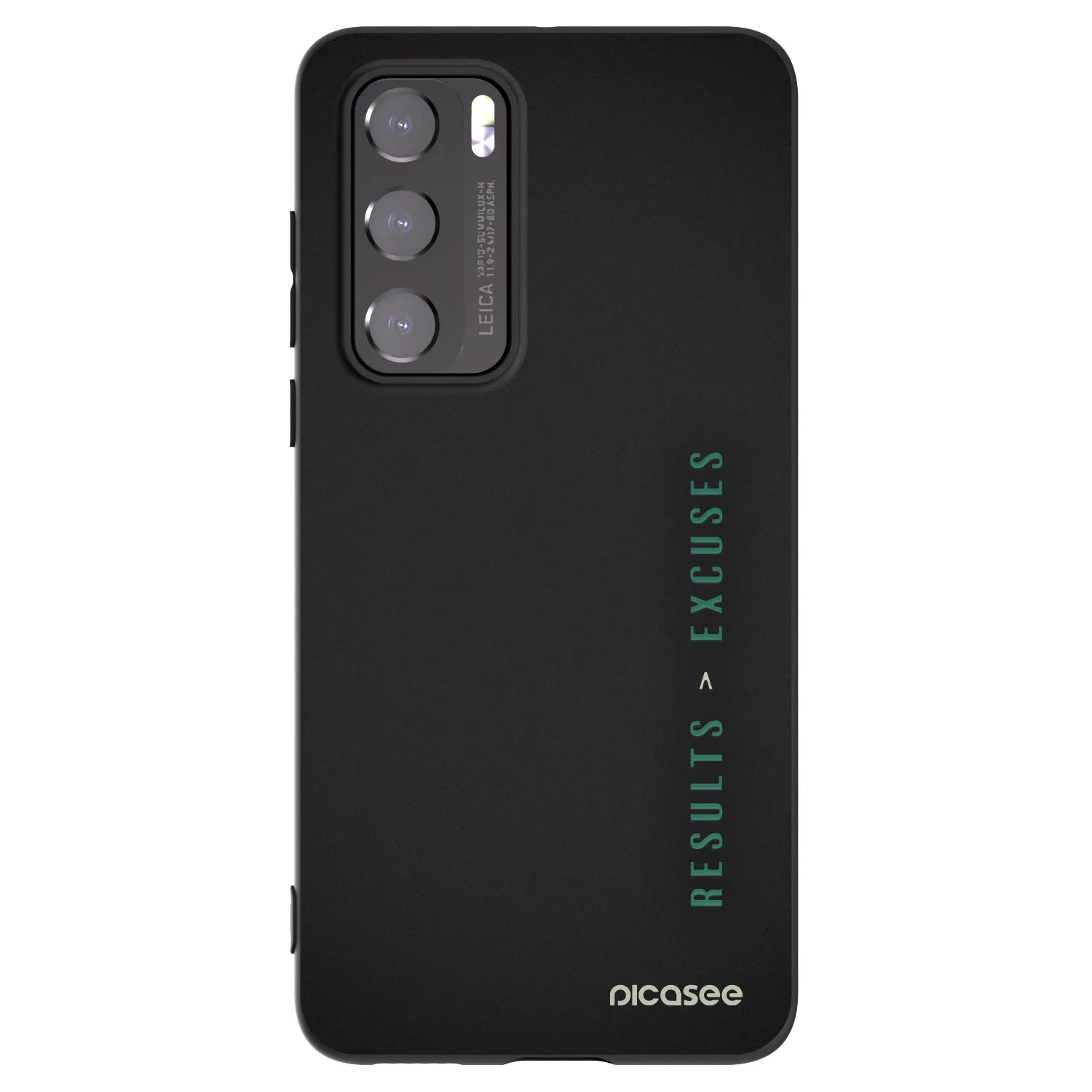 Picasee fekete szilikon tok az alábbi mobiltelefonokra Huawei P40 - Results x Excuses