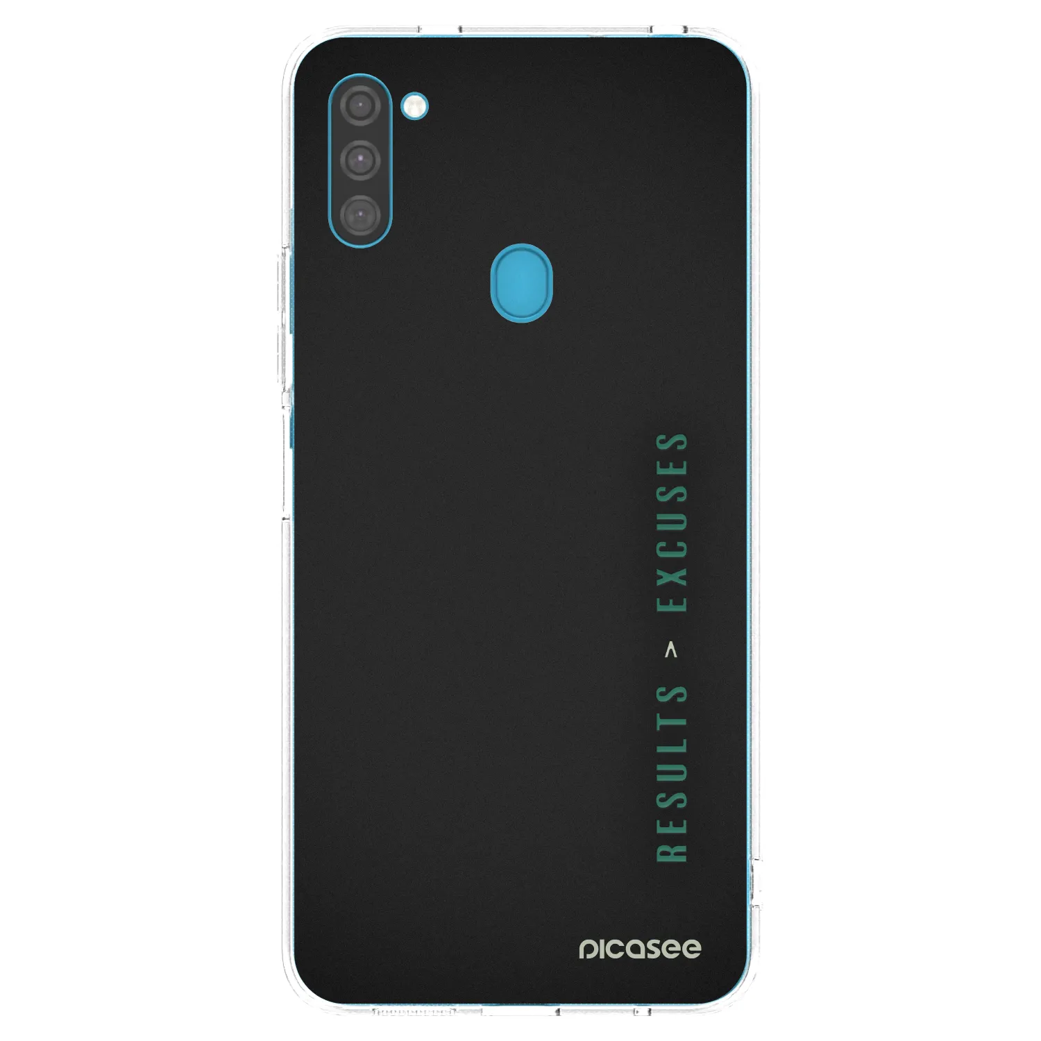Picasee átlátszó szilikon tok az alábbi mobiltelefonokra Samsung Galaxy M11 - Results x Excuses