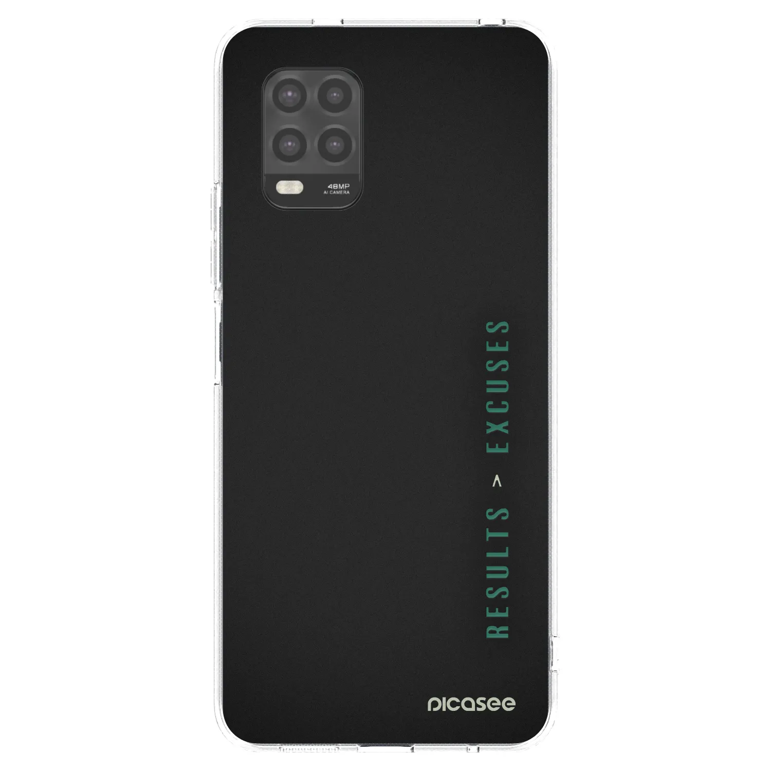 Picasee átlátszó szilikon tok az alábbi mobiltelefonokra Xiaomi Mi 10 Lite - Results x Excuses