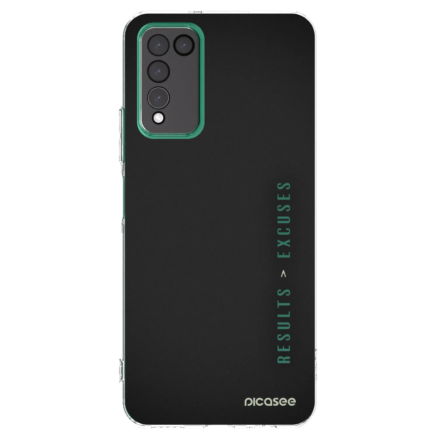 Picasee átlátszó szilikon tok az alábbi mobiltelefonokra Honor 10X Lite - Results x Excuses