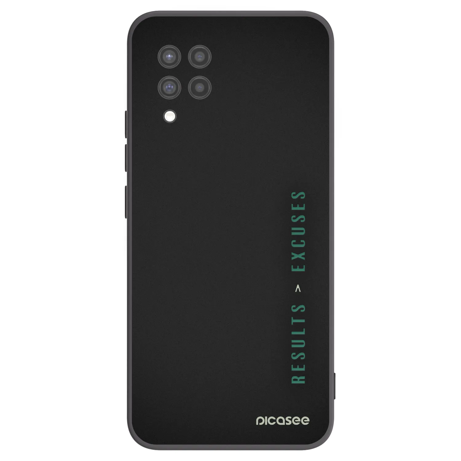 Picasee fekete szilikon tok az alábbi mobiltelefonokra Samsung Galaxy A42 A426B - Results x Excuses