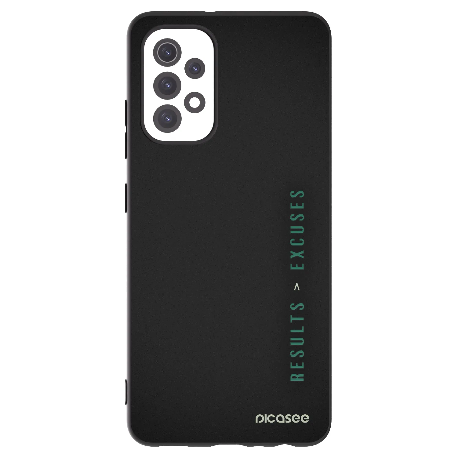 Picasee fekete szilikon tok az alábbi mobiltelefonokra Samsung Galaxy A32 5G A326B - Results x Excuses