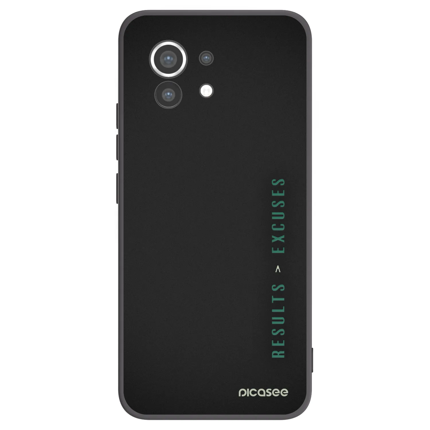 Picasee fekete szilikon tok az alábbi mobiltelefonokra Xiaomi Mi 11 - Results x Excuses