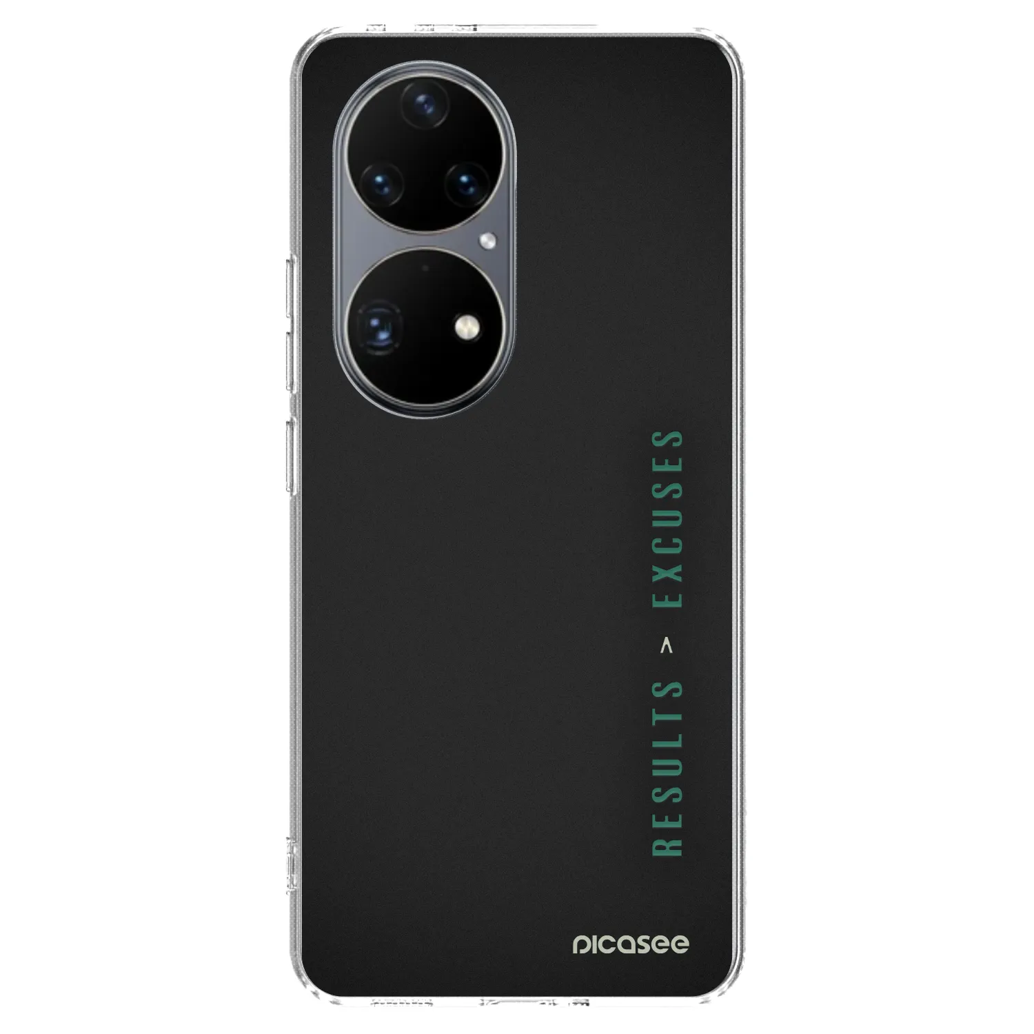 Picasee átlátszó szilikon tok az alábbi mobiltelefonokra Huawei P50 - Results x Excuses