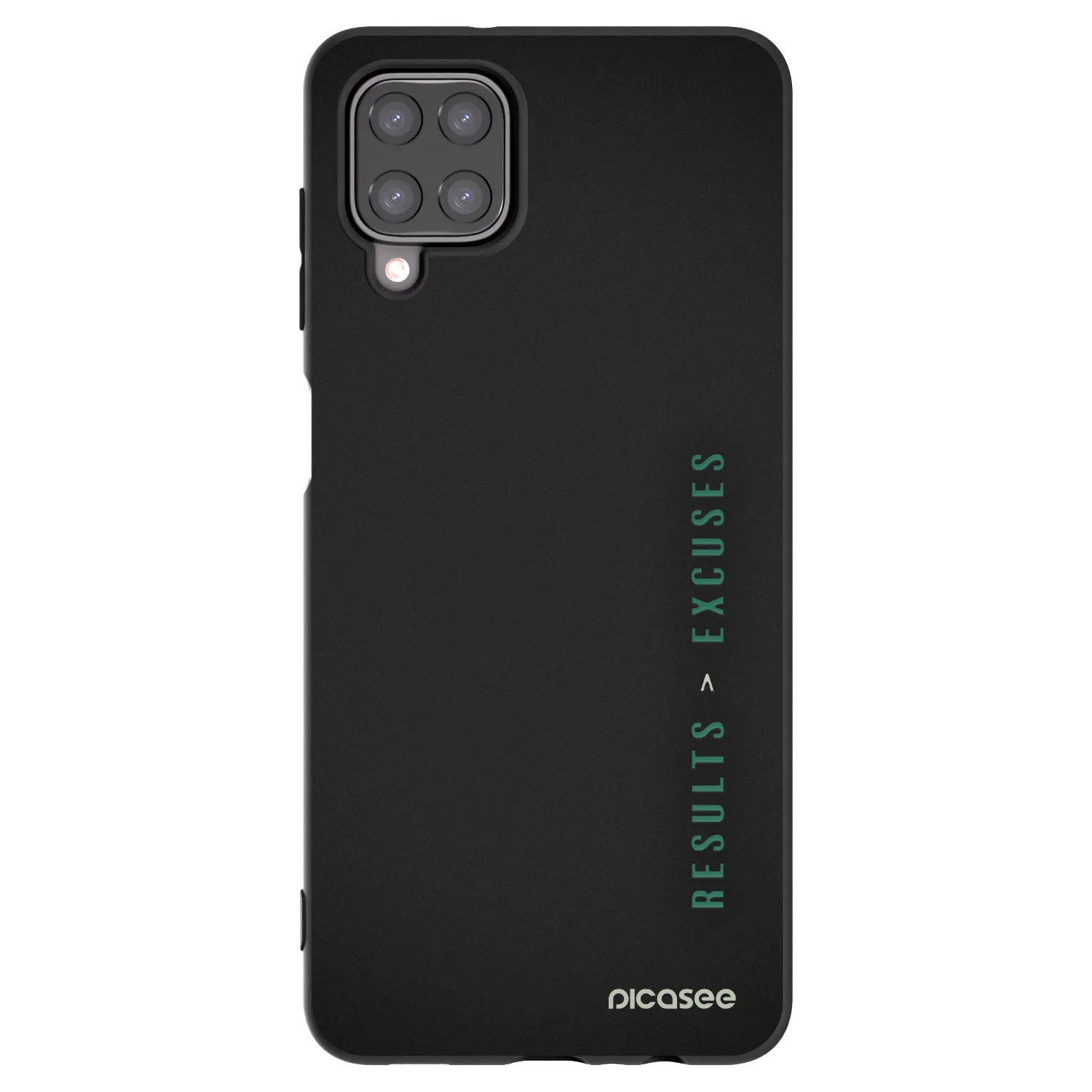 Picasee fekete szilikon tok az alábbi mobiltelefonokra Samsung Galaxy M12 M127F - Results x Excuses