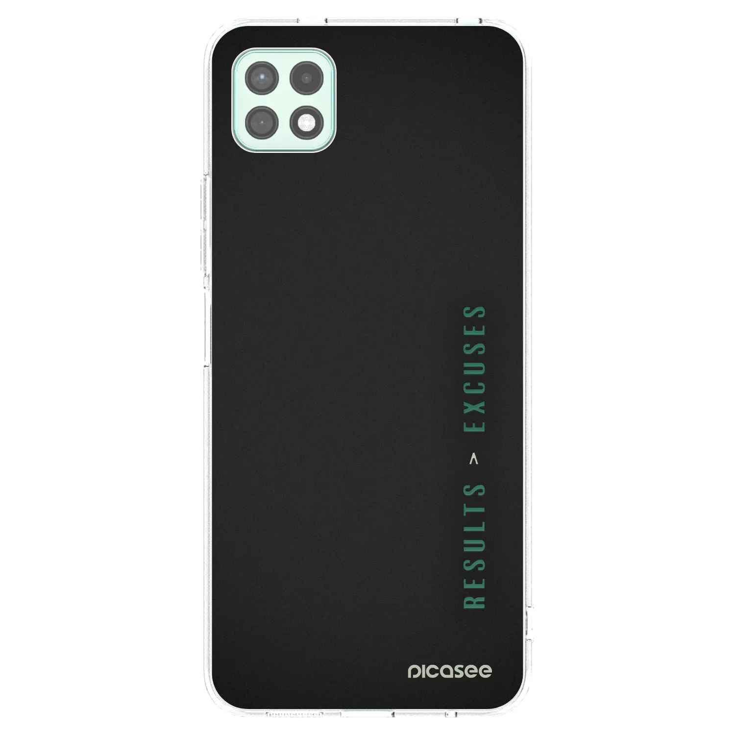 Picasee átlátszó szilikon tok az alábbi mobiltelefonokra Samsung Galaxy A22 A226B 5G - Results x Excuses