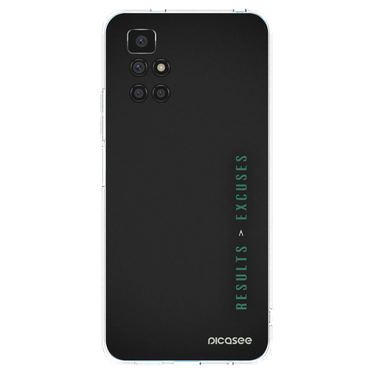 Picasee átlátszó szilikon tok az alábbi mobiltelefonokra Xiaomi Redmi 10 - Results x Excuses
