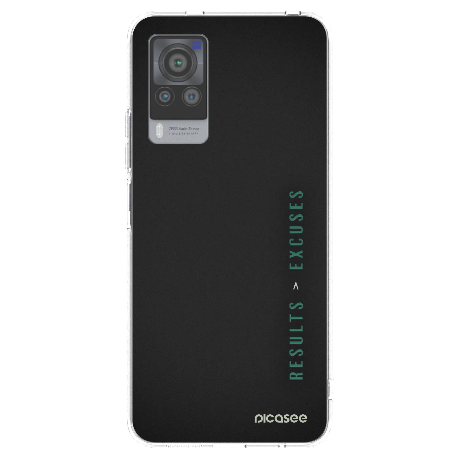 Picasee átlátszó szilikon tok az alábbi mobiltelefonokra Vivo X60 Pro 5G - Results x Excuses