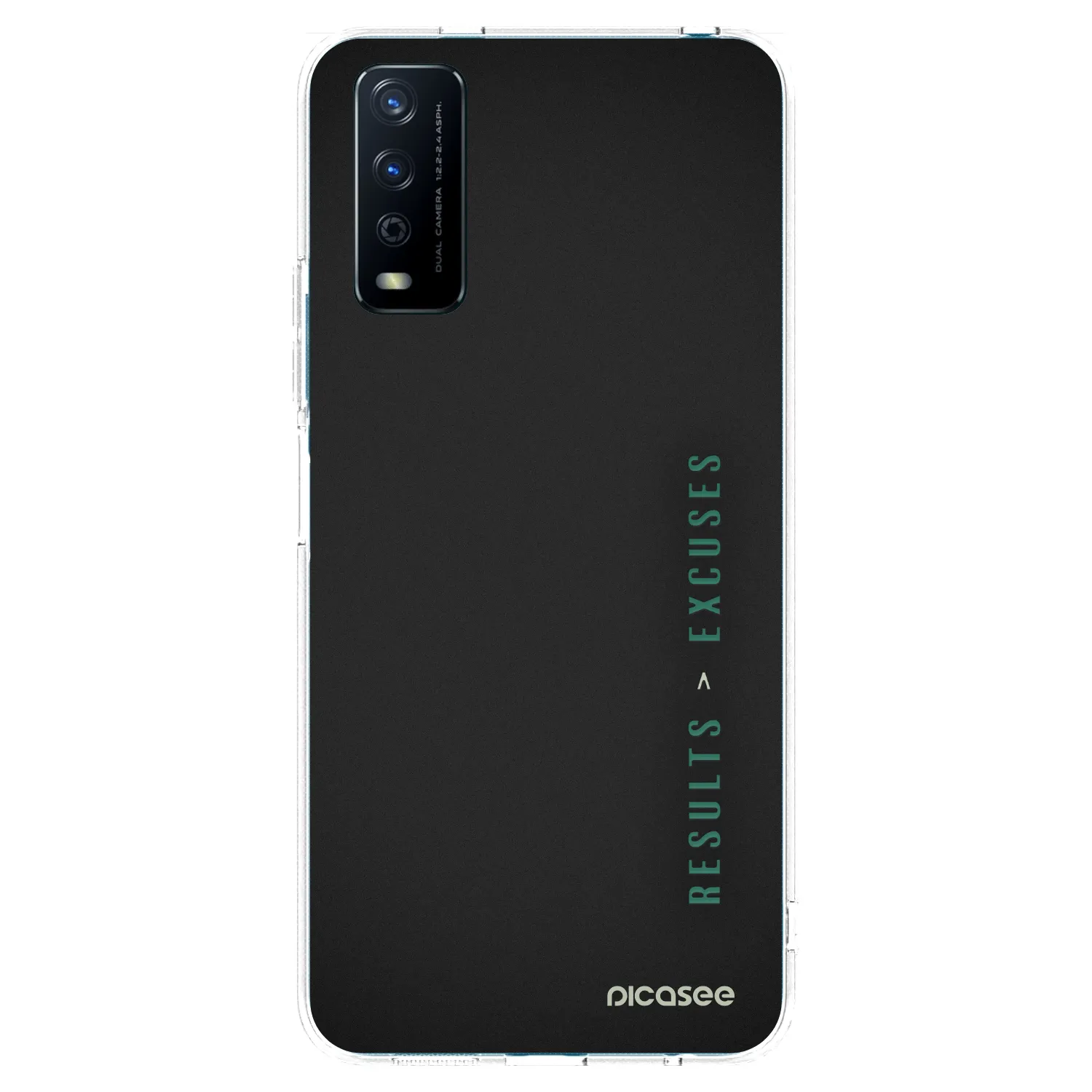 Picasee átlátszó szilikon tok az alábbi mobiltelefonokra Vivo Y11s - Results x Excuses