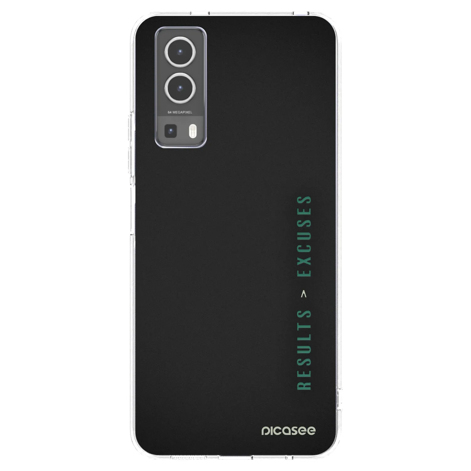 Picasee átlátszó szilikon tok az alábbi mobiltelefonokra Vivo Y72 5G - Results x Excuses