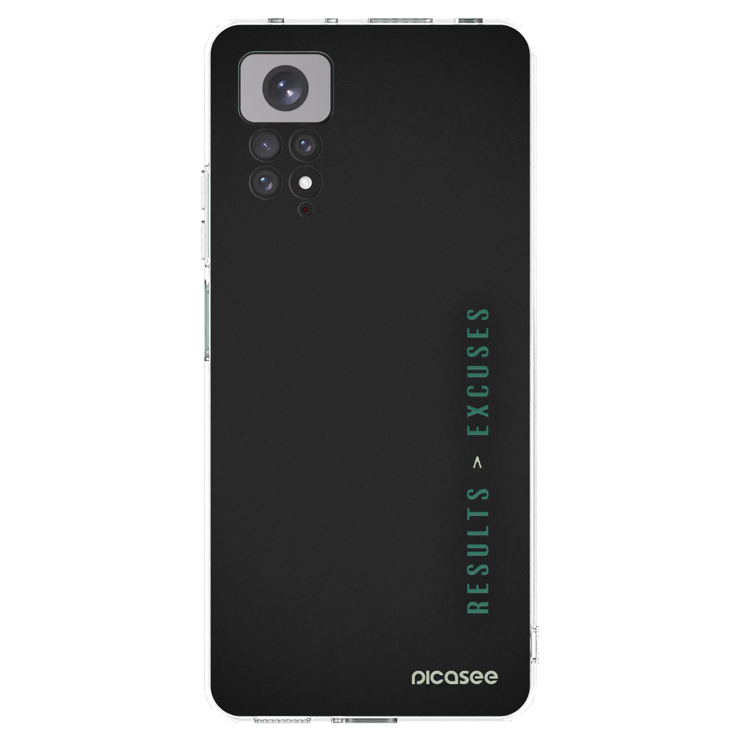 Picasee átlátszó szilikon tok az alábbi mobiltelefonokra Xiaomi Redmi Note 11S 4G - Results x Excuses