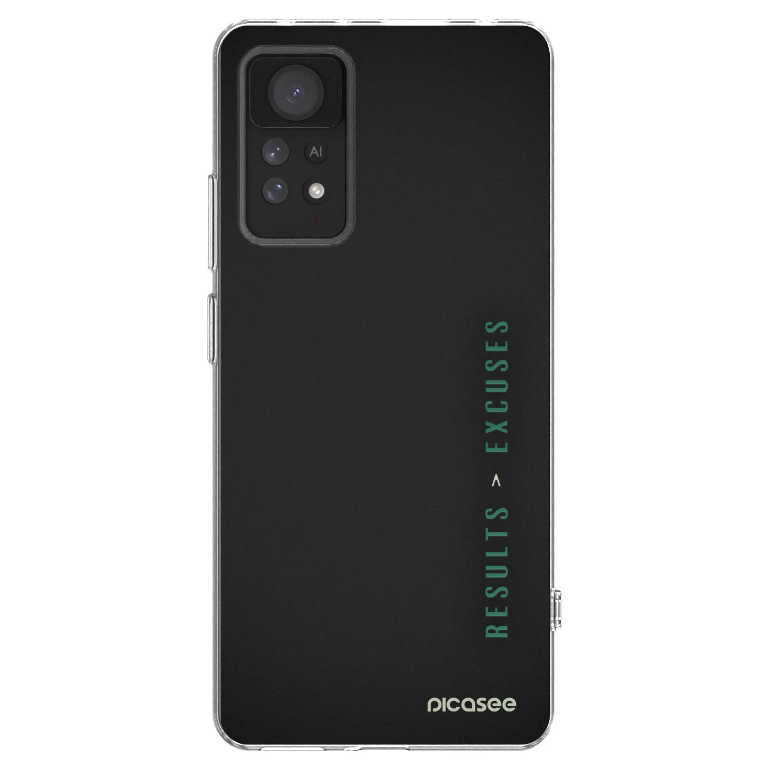Picasee átlátszó szilikon tok az alábbi mobiltelefonokra Xiaomi Redmi Note 11 Pro - Results x Excuses
