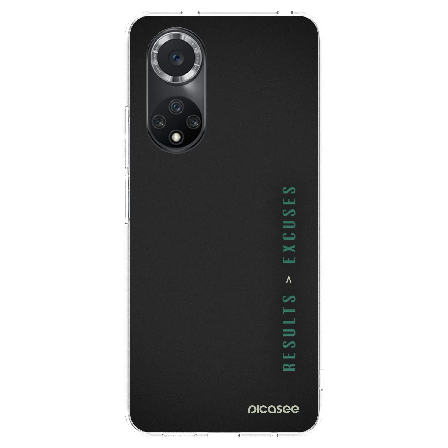 Picasee átlátszó szilikon tok az alábbi mobiltelefonokra Huawei Nova 9 SE - Results x Excuses