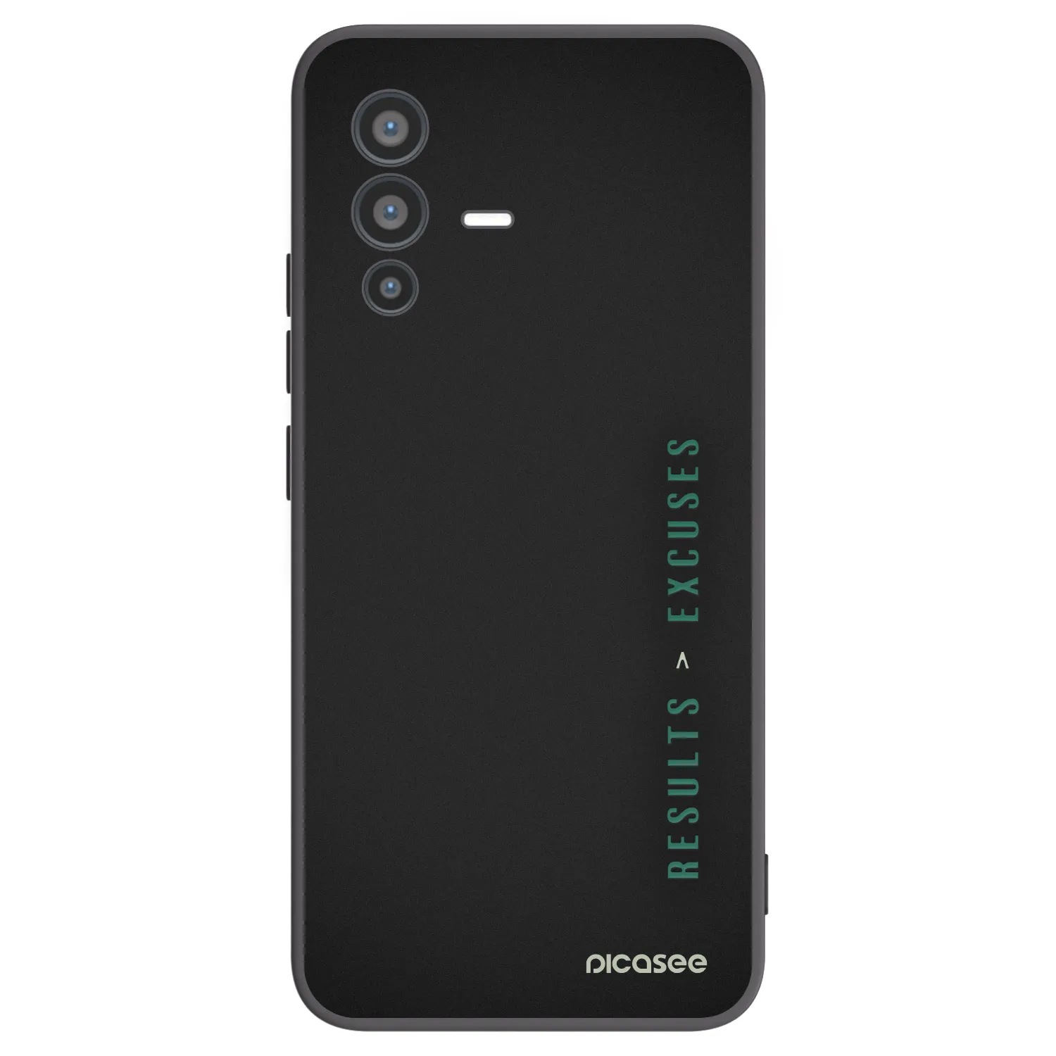 Picasee fekete szilikon tok az alábbi mobiltelefonokra Vivo V23 5G - Results x Excuses