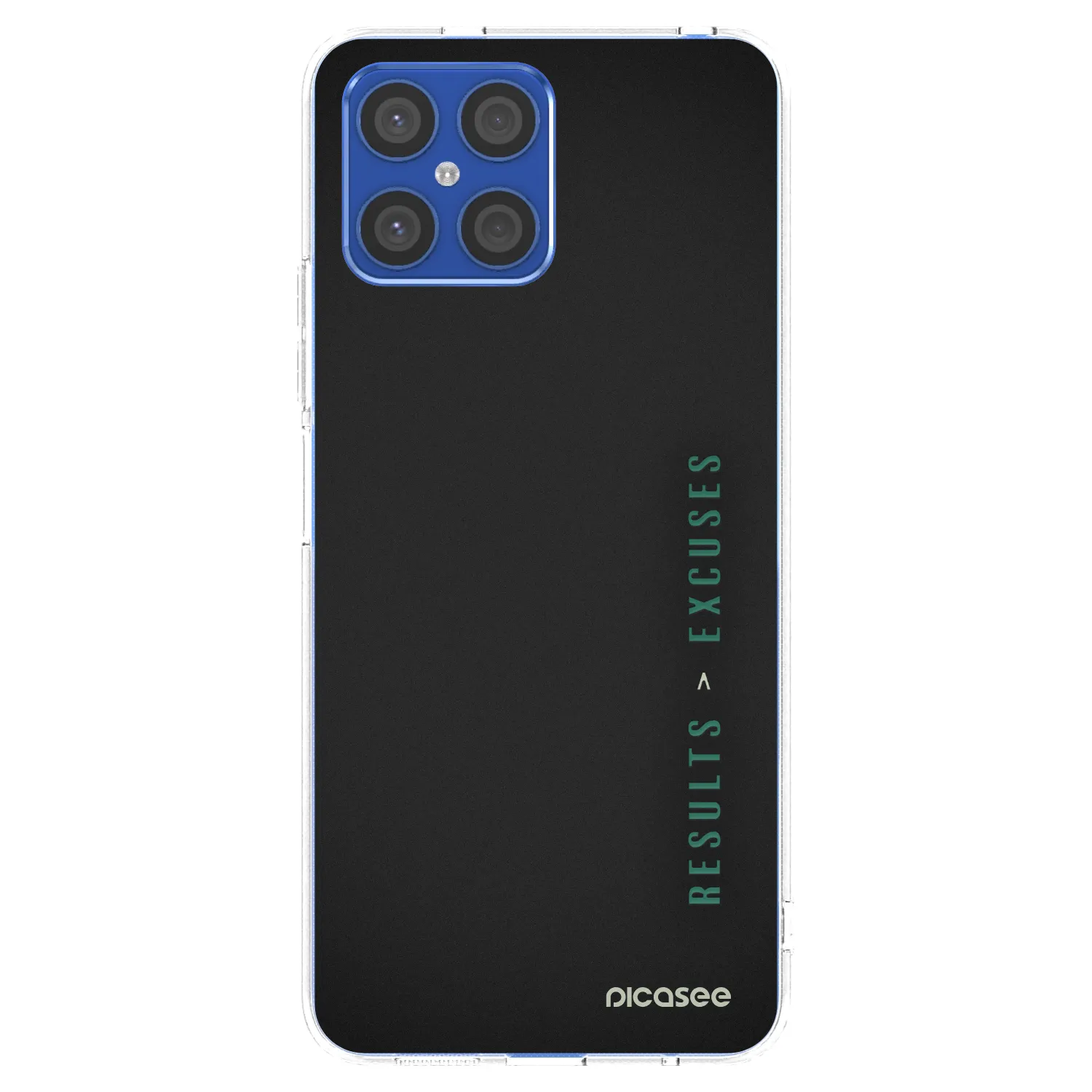 Picasee átlátszó szilikon tok az alábbi mobiltelefonokra Honor X8 4G - Results x Excuses