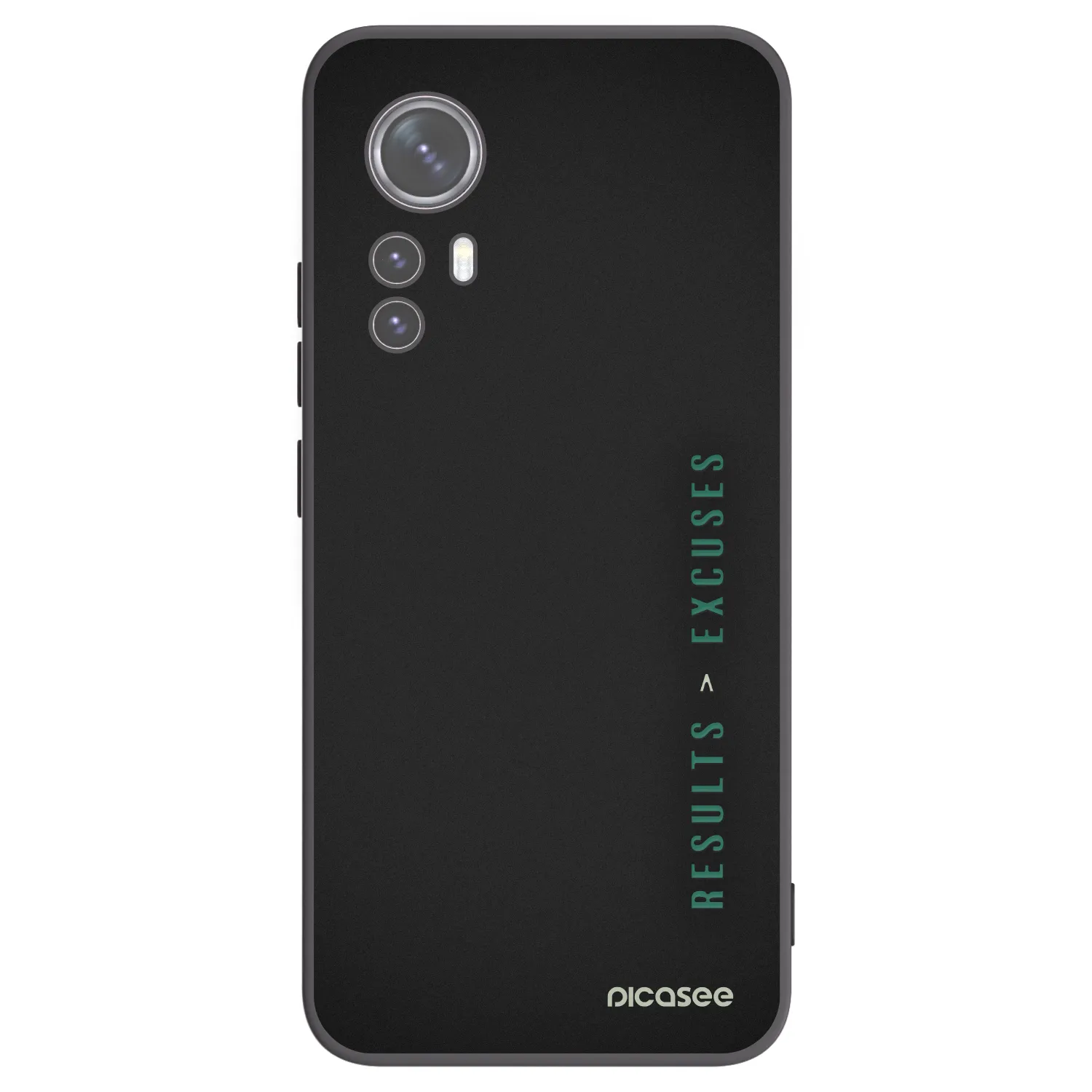 Picasee fekete szilikon tok az alábbi mobiltelefonokra Xiaomi 12X - Results x Excuses