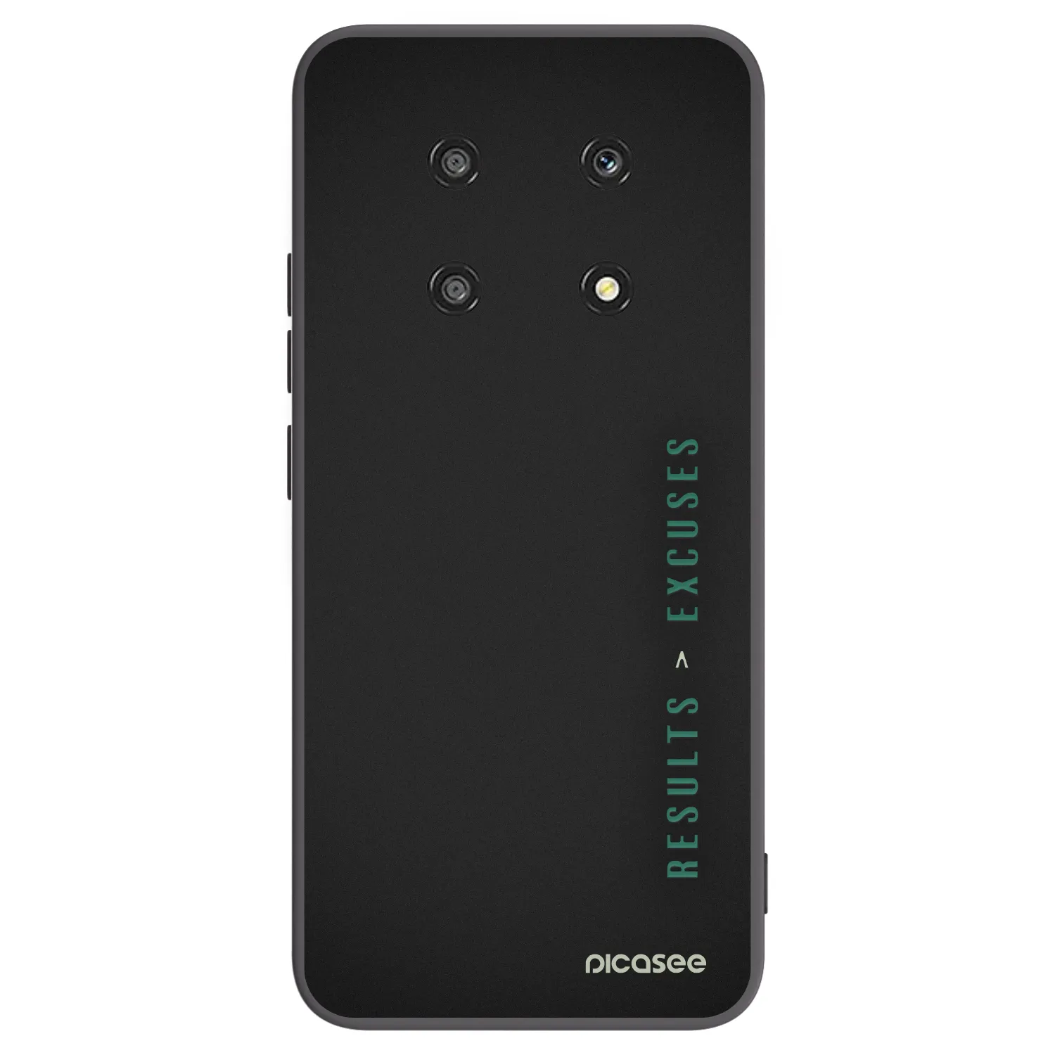 Picasee fekete szilikon tok az alábbi mobiltelefonokra Honor Magic4 Lite 5G - Results x Excuses