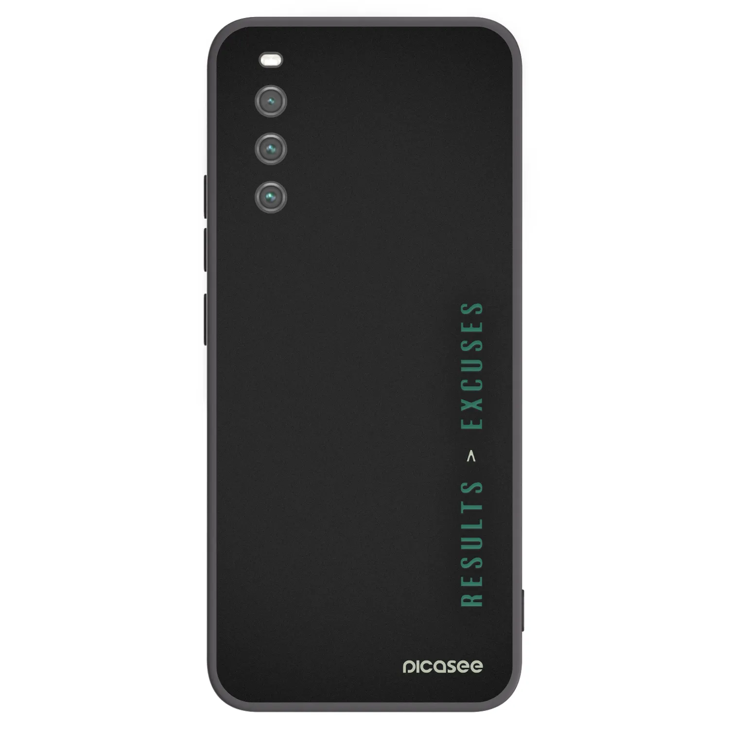 Picasee fekete szilikon tok az alábbi mobiltelefonokra Sony Xperia 10 IV 5G - Results x Excuses