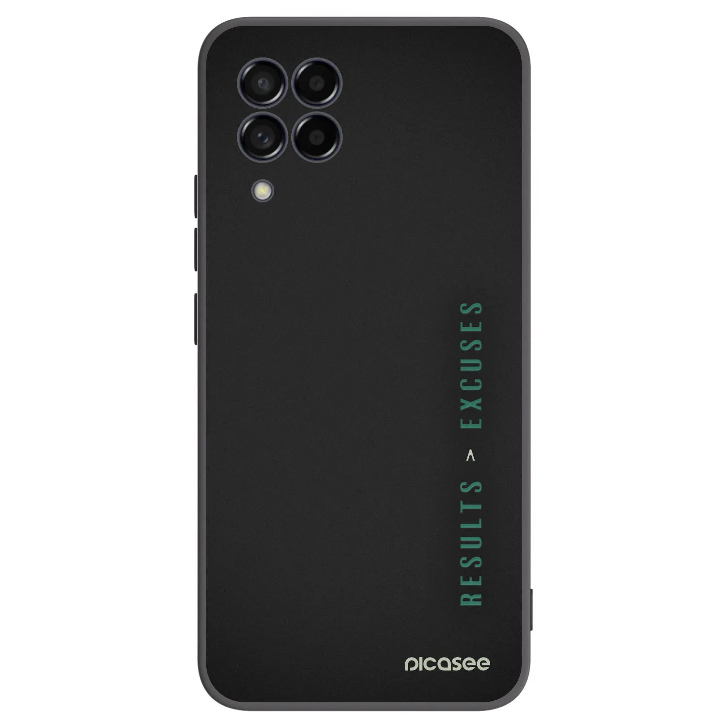 Picasee fekete szilikon tok az alábbi mobiltelefonokra Samsung Galaxy M53 5G - Results x Excuses