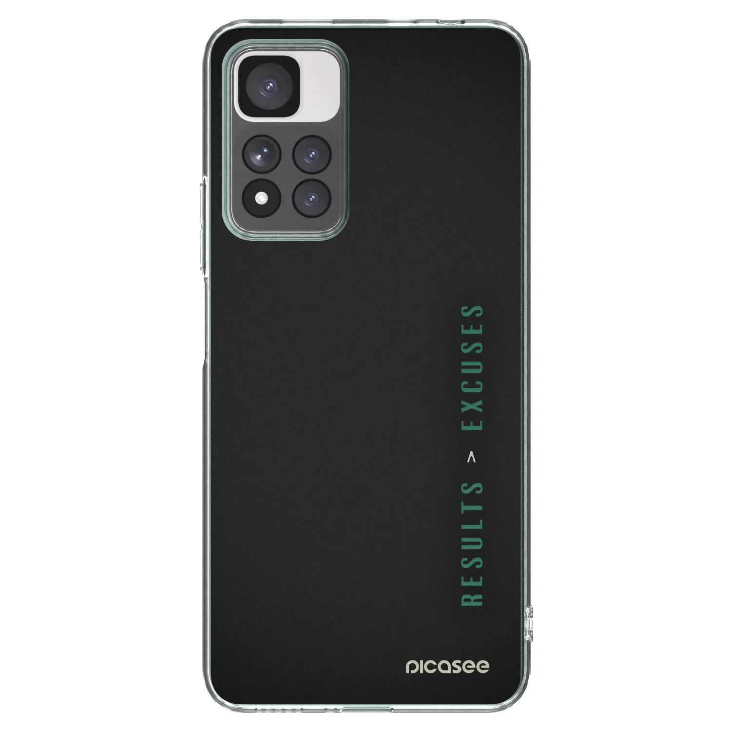 Picasee átlátszó szilikon tok az alábbi mobiltelefonokra Xiaomi Redmi Note 11 Pro+ 5G - Results x Excuses