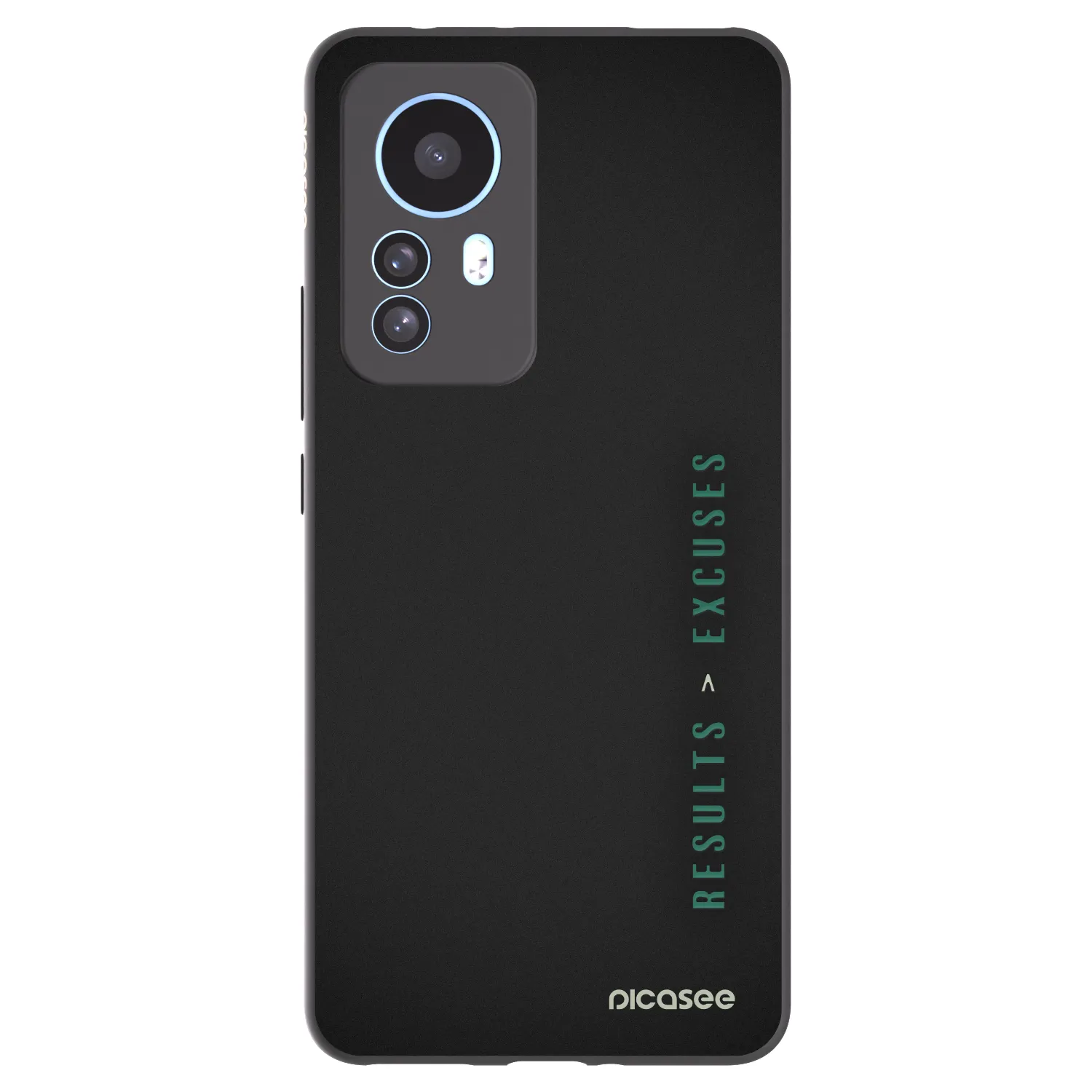 Picasee fekete szilikon tok az alábbi mobiltelefonokra Xiaomi 12T Pro - Results x Excuses