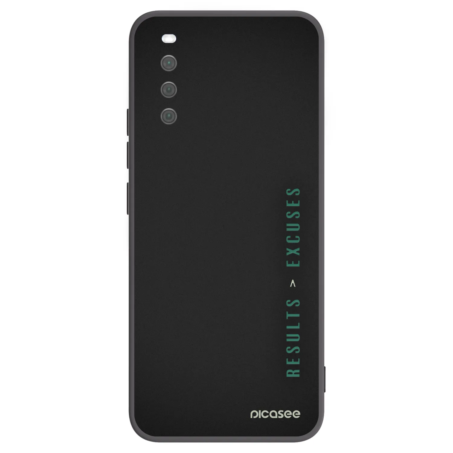 Picasee fekete szilikon tok az alábbi mobiltelefonokra Sony Xperia 10 III - Results x Excuses