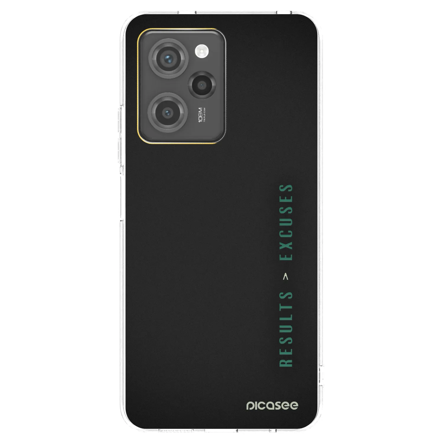 Picasee átlátszó szilikon tok az alábbi mobiltelefonokra Xiaomi Poco X5 Pro - Results x Excuses