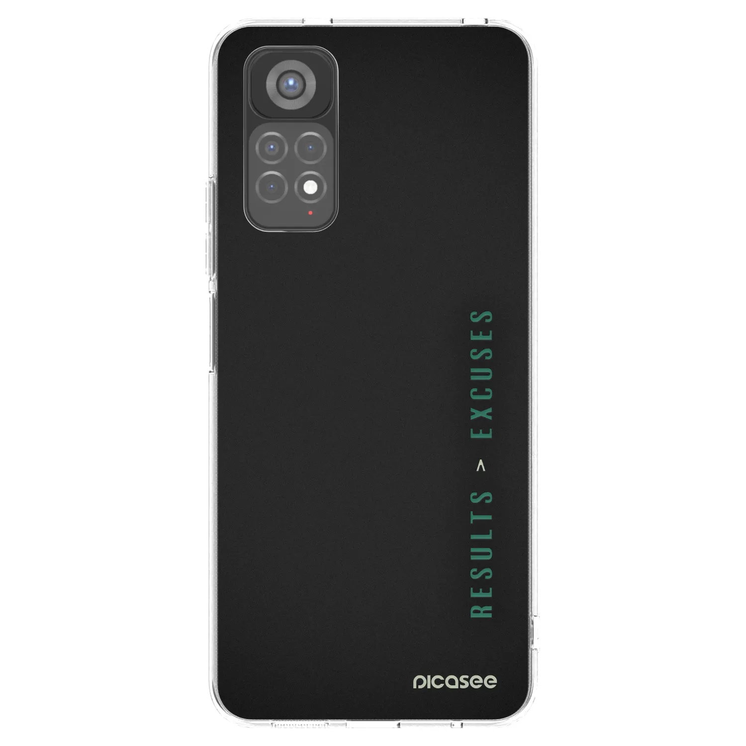 Picasee átlátszó szilikon tok az alábbi mobiltelefonokra Xiaomi Redmi Note 11S 5G - Results x Excuses
