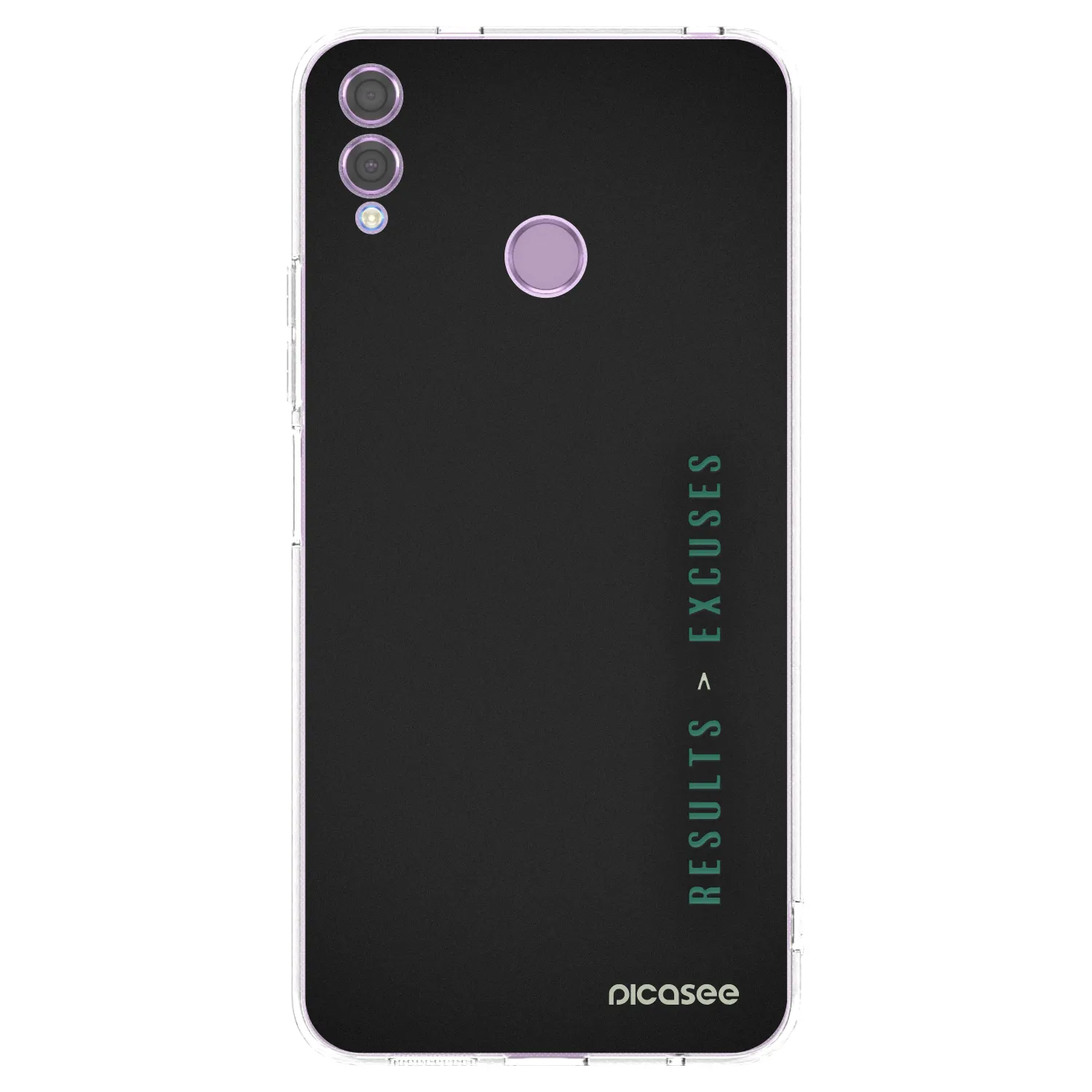 Picasee átlátszó szilikon tok az alábbi mobiltelefonokra Honor 8X - Results x Excuses