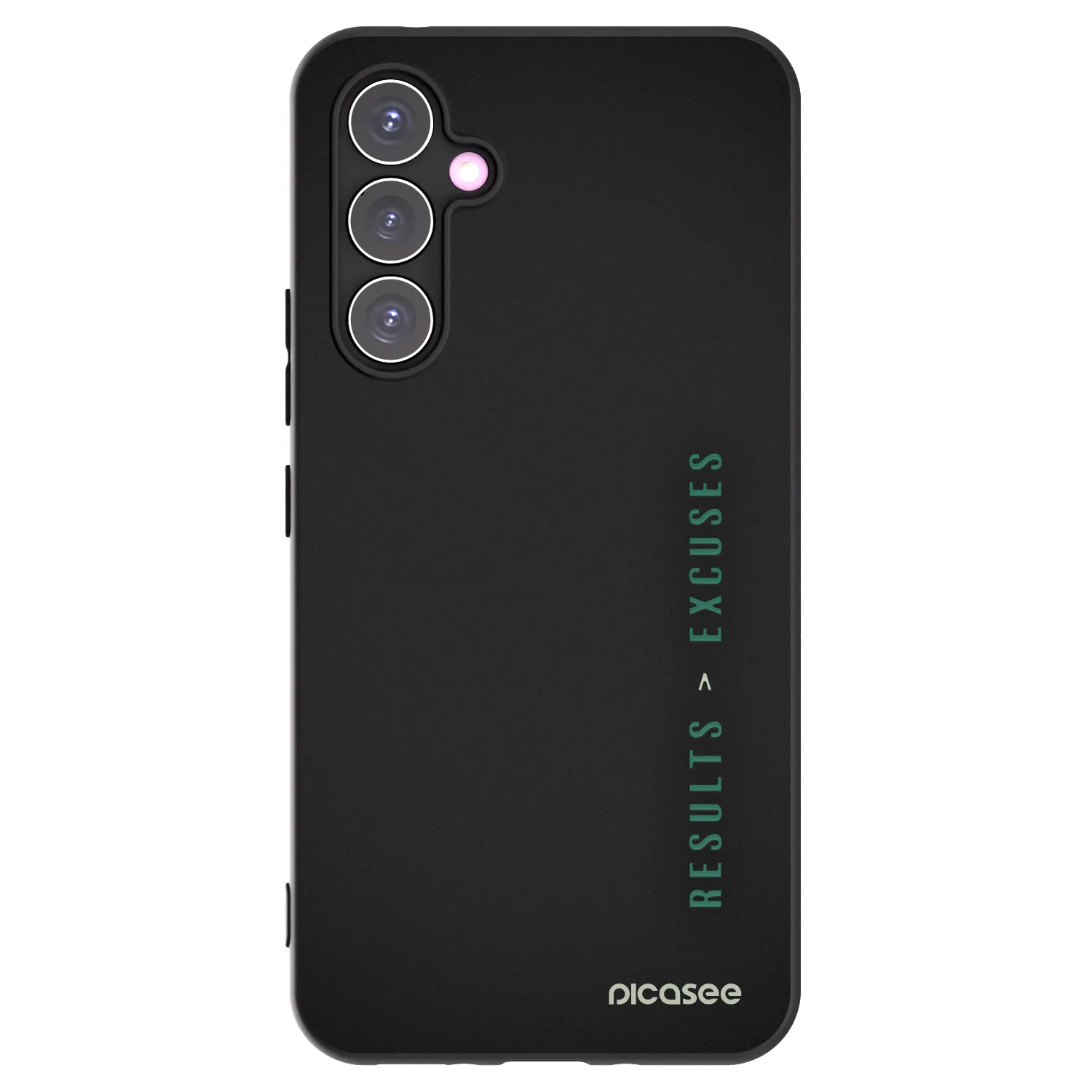 Picasee fekete szilikon tok az alábbi mobiltelefonokra Samsung Galaxy A54 5G A546B - Results x Excuses
