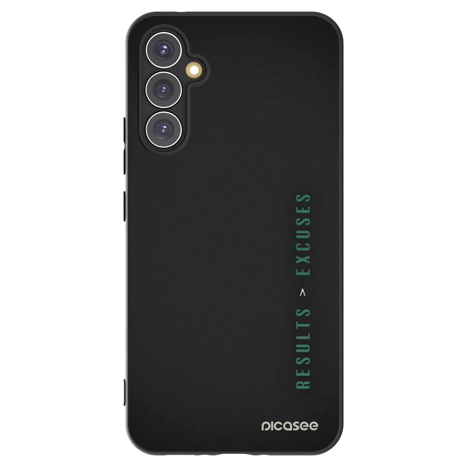 Picasee fekete szilikon tok az alábbi mobiltelefonokra Samsung Galaxy A34 5G A346B - Results x Excuses