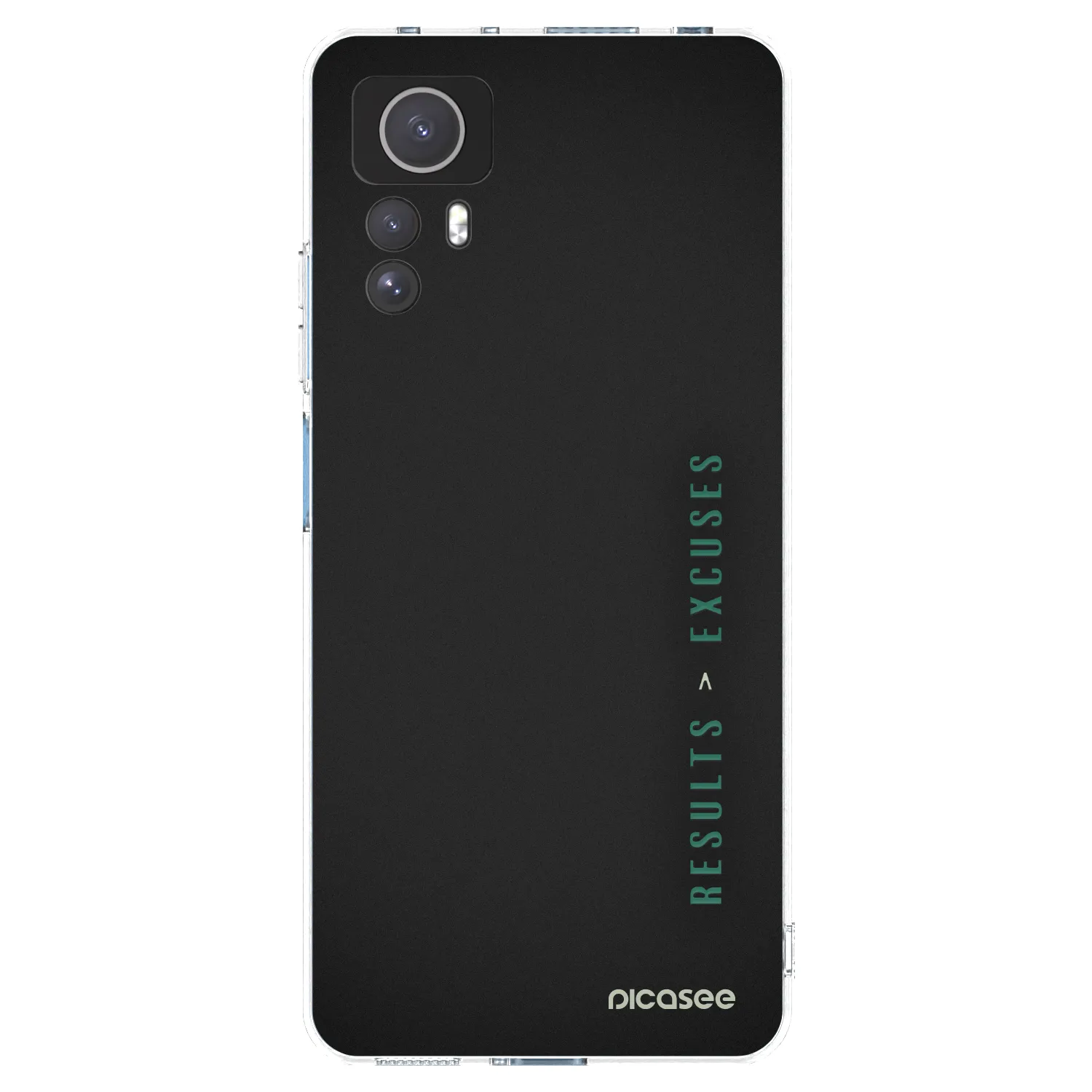 Picasee átlátszó szilikon tok az alábbi mobiltelefonokra Xiaomi Redmi Note 12S - Results x Excuses
