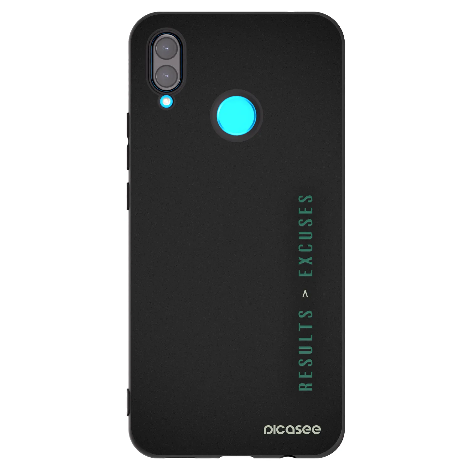 Picasee fekete szilikon tok az alábbi mobiltelefonokra Huawei Nova 3i - Results x Excuses