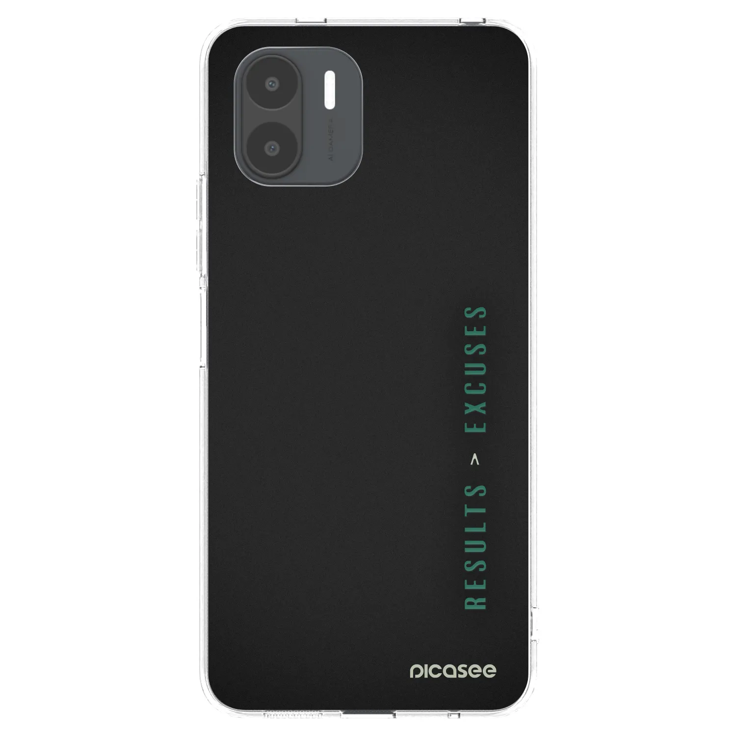 Picasee átlátszó szilikon tok az alábbi mobiltelefonokra Xiaomi Redmi A2 - Results x Excuses