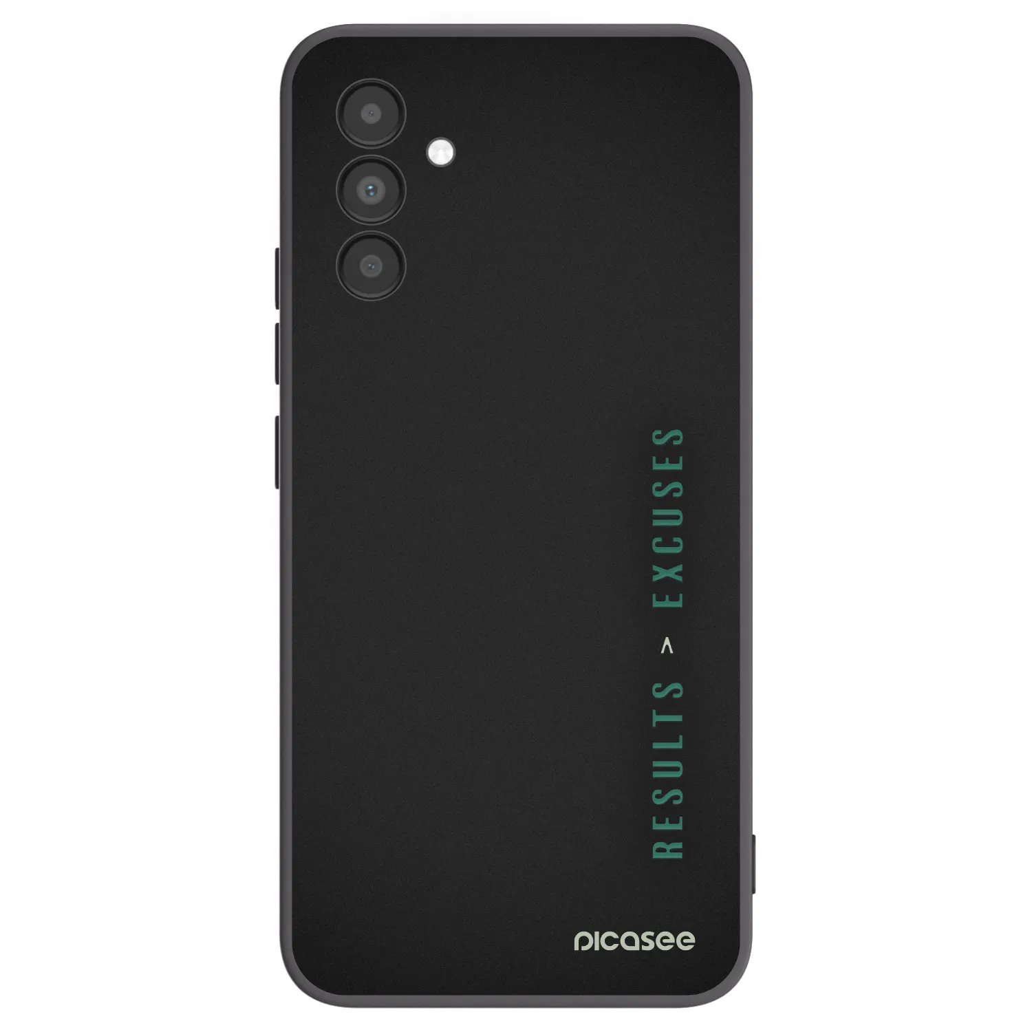 Picasee fekete szilikon tok az alábbi mobiltelefonokra Samsung Galaxy A04s A047F - Results x Excuses
