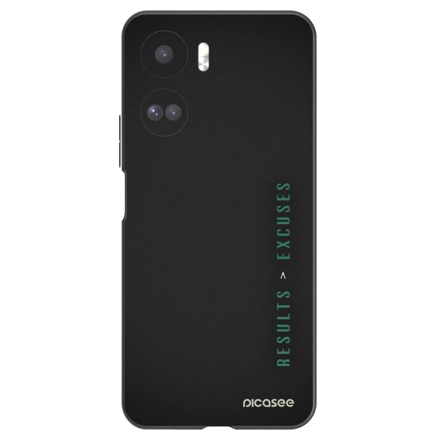 Picasee fekete szilikon tok az alábbi mobiltelefonokra Honor 90 Lite 5G - Results x Excuses
