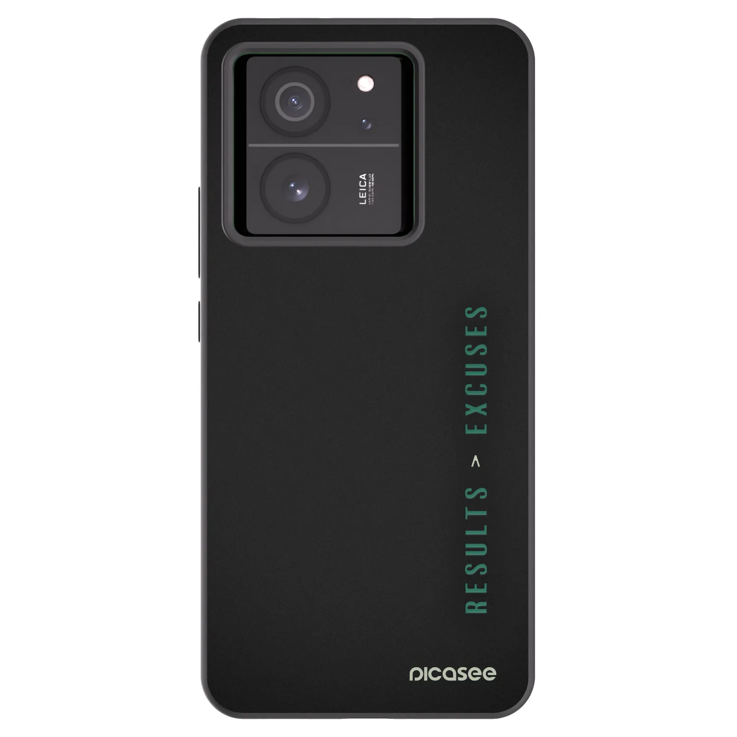 Picasee fekete szilikon tok az alábbi mobiltelefonokra Xiaomi 13T Pro - Results x Excuses