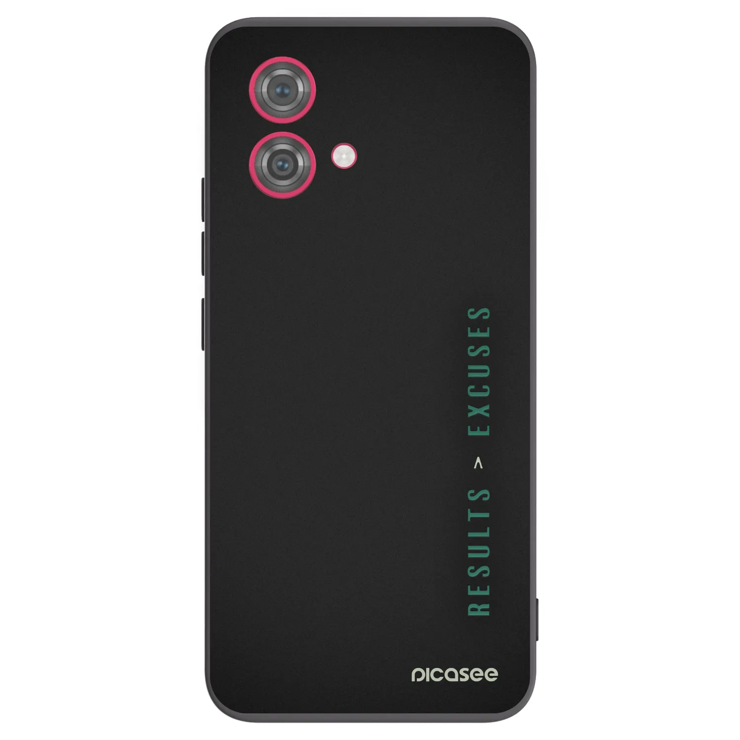 Picasee fekete szilikon tok az alábbi mobiltelefonokra Motorola Moto G84 5G - Results x Excuses