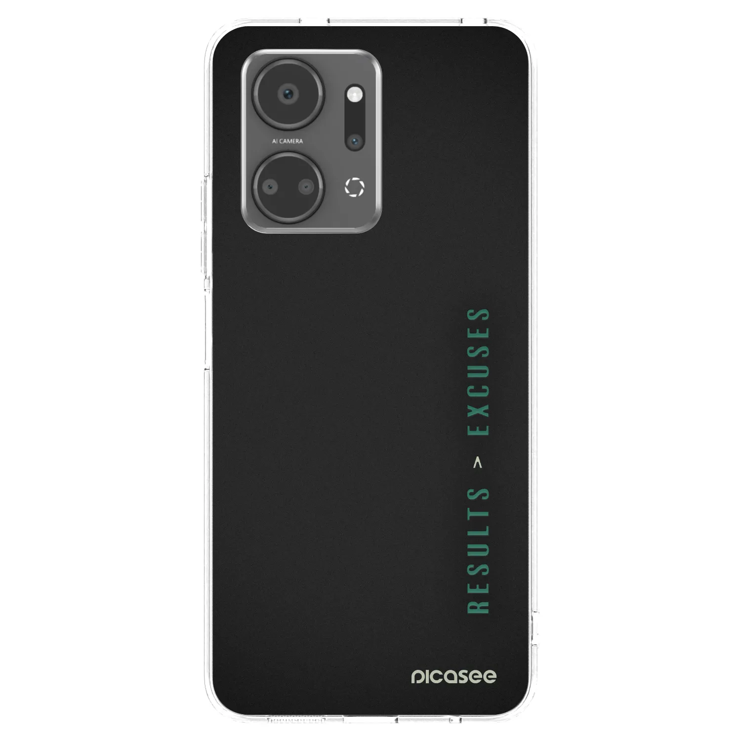 Picasee átlátszó szilikon tok az alábbi mobiltelefonokra Honor X7a - Results x Excuses