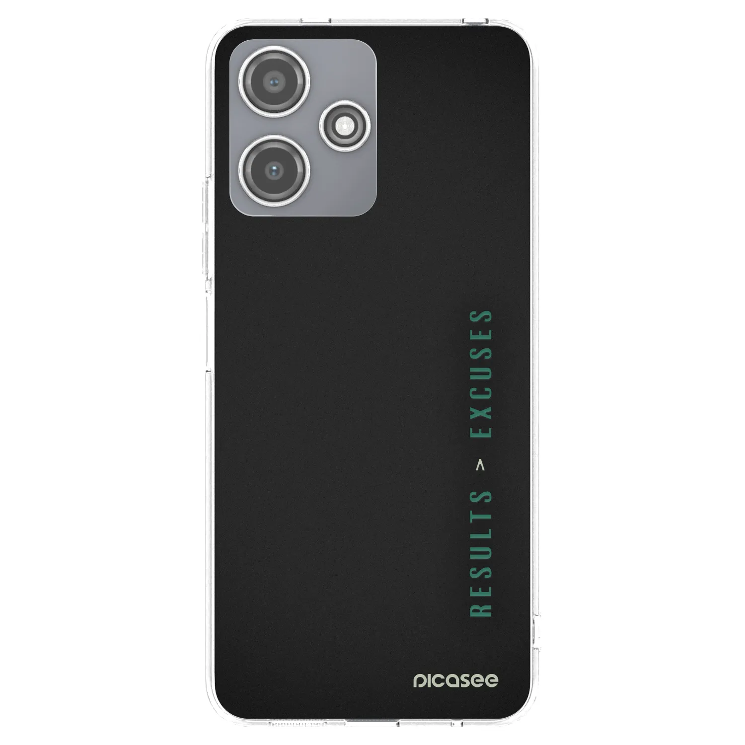 Picasee átlátszó szilikon tok az alábbi mobiltelefonokra Xiaomi Redmi 12 5G - Results x Excuses