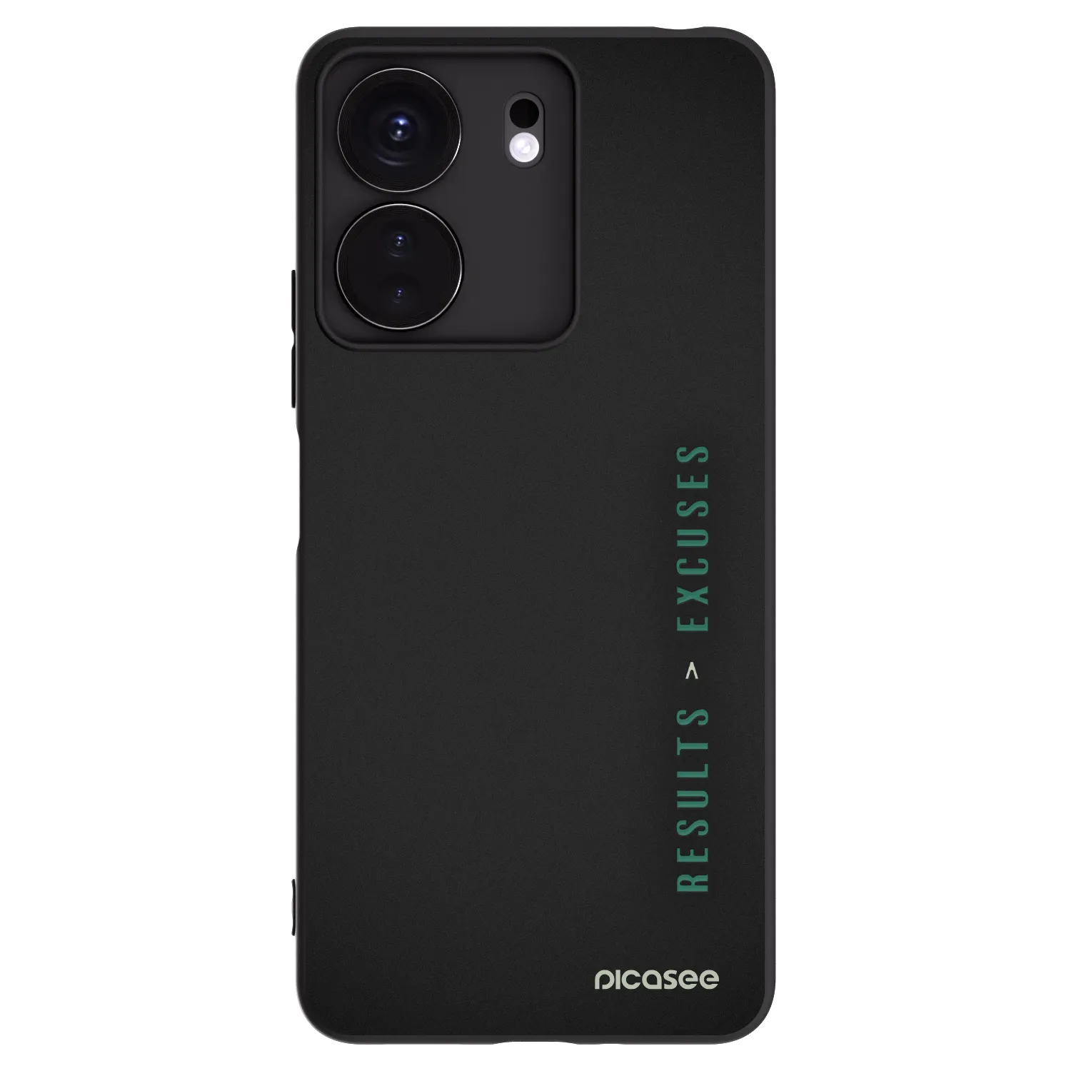 Picasee fekete szilikon tok az alábbi mobiltelefonokra Xiaomi Redmi 13C 4G - Results x Excuses